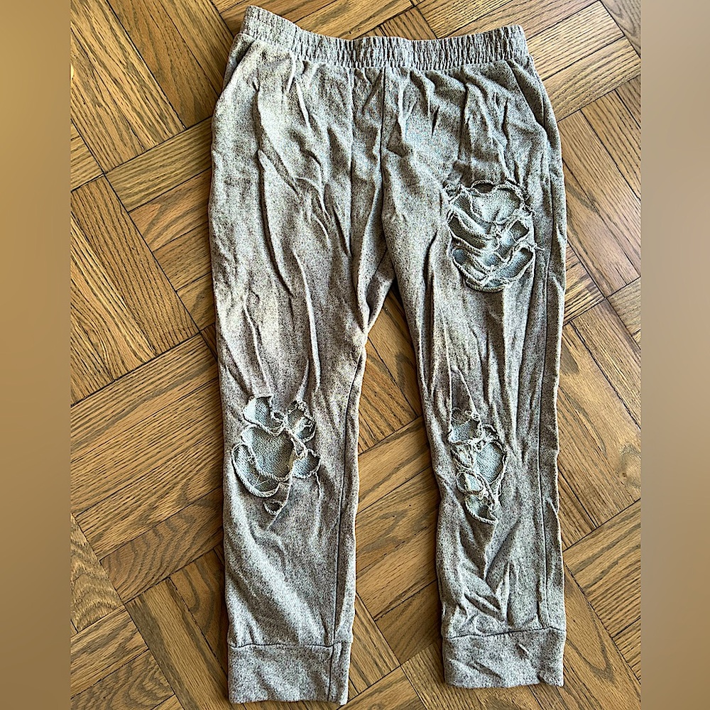 Electric yoga distressed sweatpants